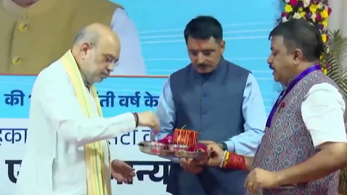 Amit Shah lays foundation for India’s first cooperative university in Gujarat, calls for education on coops at school level